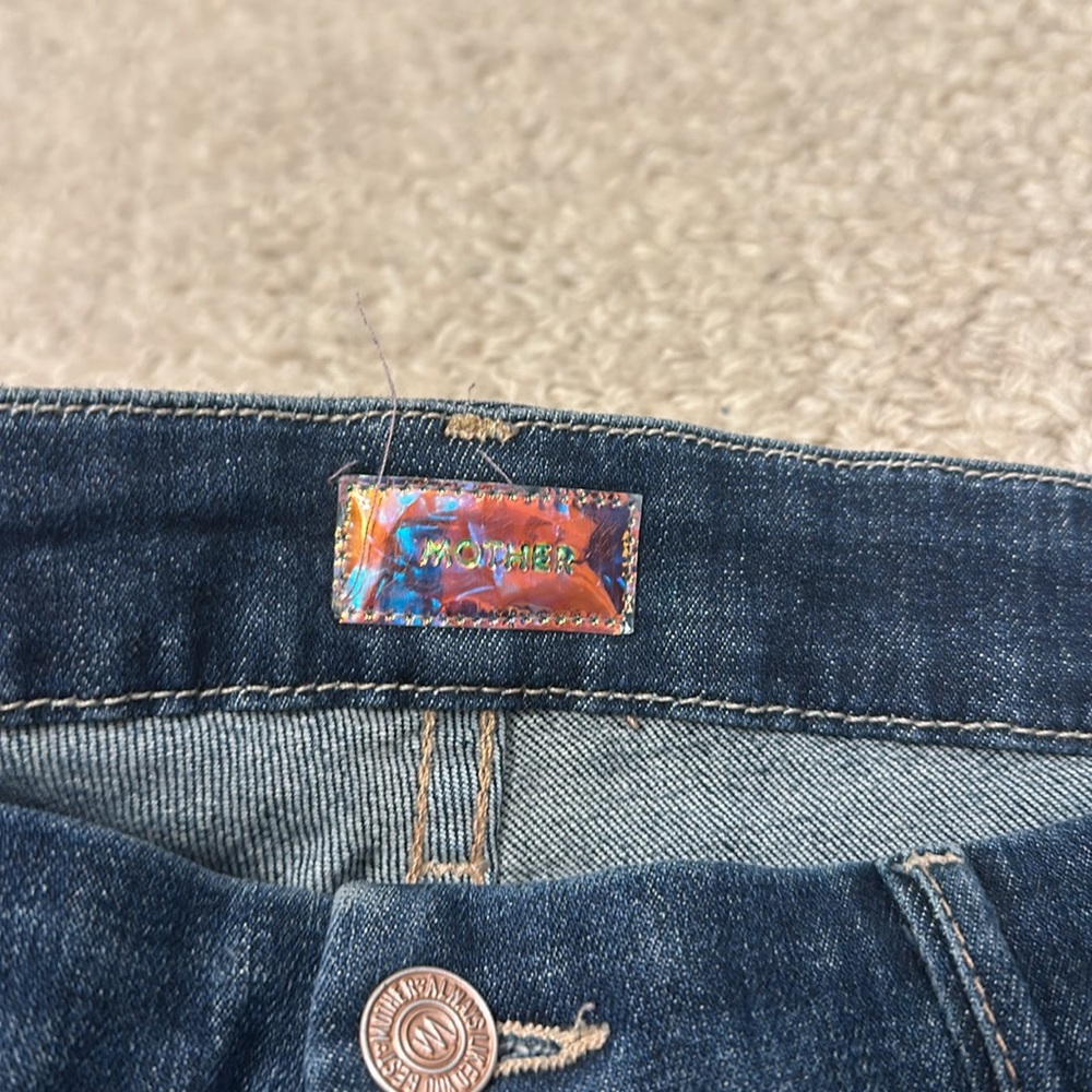 MOTHER Jeans Looker Ankle Fray - Picture 2 of 4